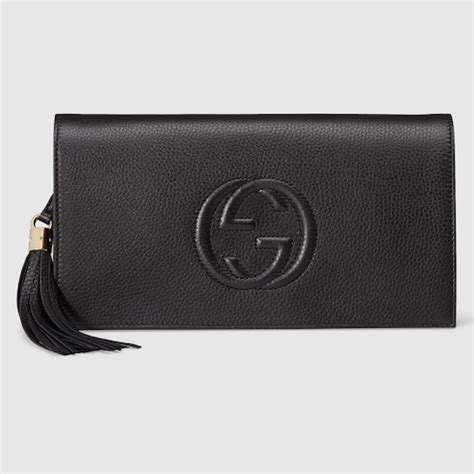 gucci soho disco clutch|gucci embossed clutch.